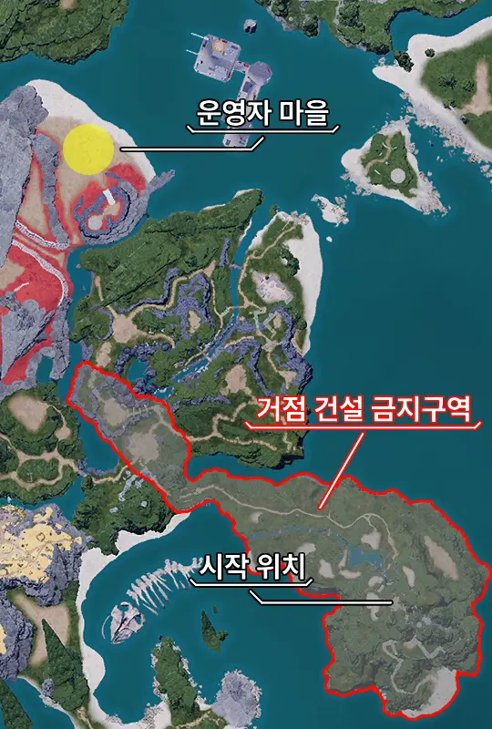 담월드3 운영자 마을 위치 지도